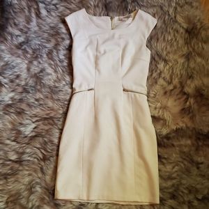 Forever 21 White/Cream Zipper Dress